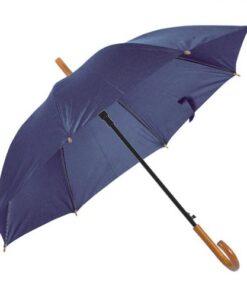 Classic Umbrella with Wooden Shaft and Handle