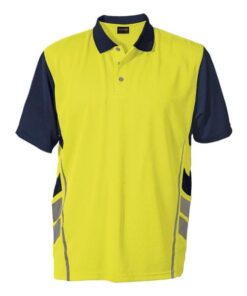 Hi Vis Surge Golfer – Available in: Safety Orange/Navy or Safety Yellow/Navy