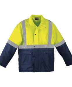 Venture Padded Jacket – Available in: Safety Orange/Navy or Safety Yellow/Navy
