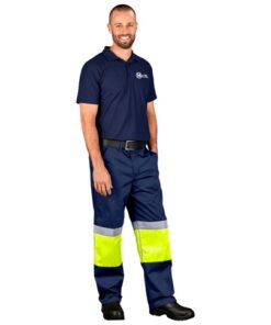 Traffic Premium Two-Tone Hi-Viz Reflective Polycotton Workwear Pants
