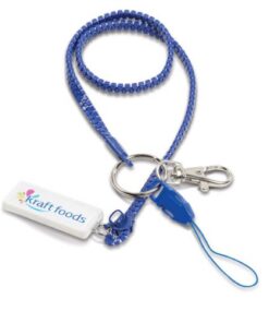 Zipper Lanyard – Available in many colours