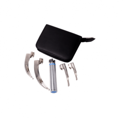 Universal Laryngoscope Set with 4 Blades and 2 Bulbs - Image 2