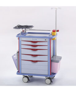F-5-1-11 Emergency Trolley with 5 Drawers