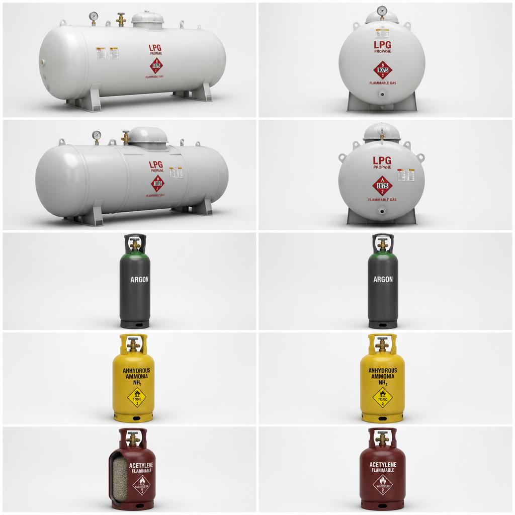 B Size Acetylene Cylinder