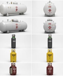 Oxygen tank in house