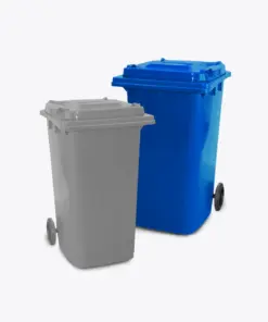Municipal Recycling Bin 120L — Blue