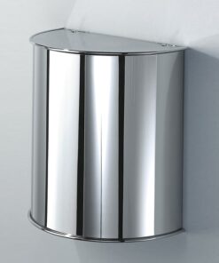 Wall-Mounted Hotel Bin 15L — Black