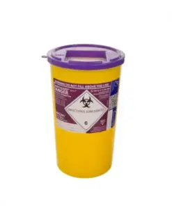 Cytotoxic Waste Pedal Bin 30L — Yellow