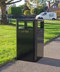 Dual Compartment Park Bin 2×100L