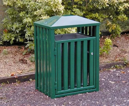 Triple Compartment Park Bin 3×100L